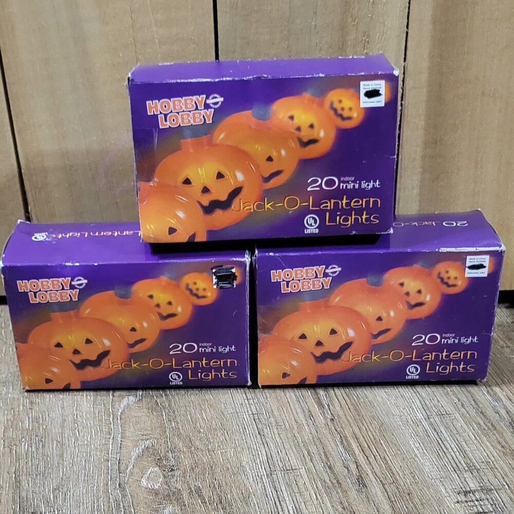 Halloween Pumpkin string lights NEW